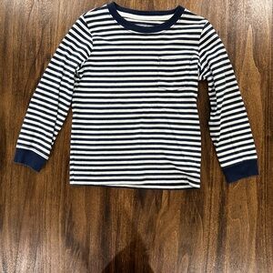 Carter’s Striped Navy and White Kids Long Sleeve Shirt